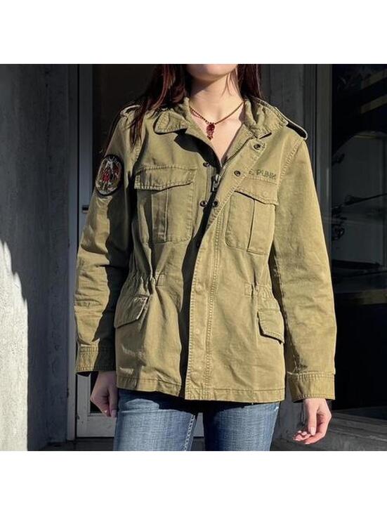 Zadig & Voltaire Other - Zadig & Voltaire Olive Military Jacket Utility Field Coat Cotton Size L